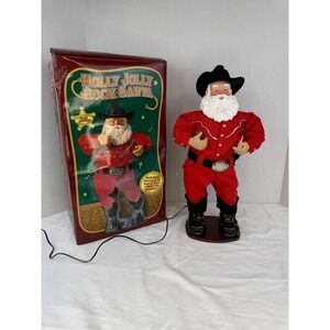 Alan Jackson Holly Jolly Rock Santa Animated Cowboy‎ Christmas 1999 Rock Santa